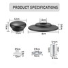 MIETONG 4 Pcs Black Pot Lid Knob - Universal Pot