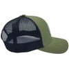 Bexxwell Trucker Cap/Baseball Cap Green/Black with Logo Patch (Optimal Fit,