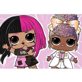 Kids Bedding Super Soft Microfiber Reversible Pillowcase, 20 in x 30 in, LOL Surprise