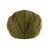 JACK PYKE Wool Blend Flat Cap Tweed 60cm