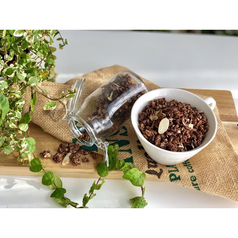 Happiness Rice Grain Coarse Cacao Granola 7.1 oz (200 g)