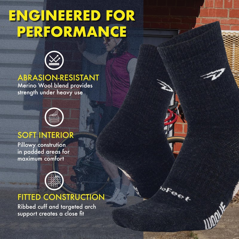 DEFEET | Woolie Boolie 4" - Quarter Merino Wool Cycling