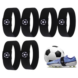 afhgdjr 6 Stück Schnürsenkel Fixierband Kinder,Fussball Zubehör,Fixierband für Fußballschuhe Kinder,Schnürsenkel Fixierband,Schnürsenkel Fußballschuhe,Geeignet für Sportschuhe und Freizeitschuhe
