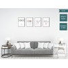 Postertech® Premium Poster Set, 4 Posters as Stylish Wall Pictures,