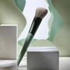 Set Brochas De Maquillaje 13 Pzs Profesional+bolsa Brocha Color Verde