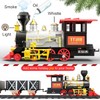 Jumbo 20-Piece Christmas Train Set with Realistic Sound Effects, Working