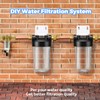 VIHOSE 10" x 4.5" Whole House Water Filter Housing Universal
