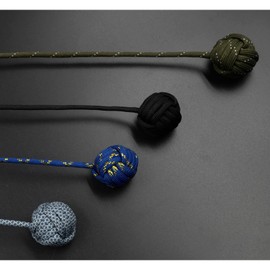 EDC Fidget Hand Toy Parachute Cord Lanyard Bead Pendant Finger Sports Toy Tubbiness Burn (Dark Green)
