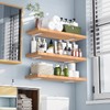 Goovilla Shelf Brackets, Heavy Duty Floating Shelf Bracket 6 Inch
