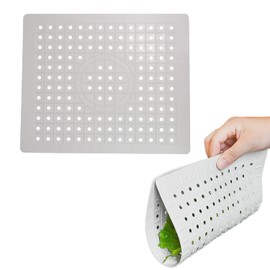 DBOO Rubber Sink Dish Drainer Mat Non Slip Protector Liner Anti-Slip Kitchen (31.5X26CM)