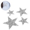 20pcs Rhinestone Star Patches Exquisite Beautiful Iron On Patches Sew