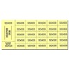 Auction Tickets - 500 Sheets - Yellow