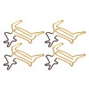 100pcs Shaped Paper Clips Deer Shape Metal Portable Office Clips