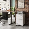 DEVAISE 3 Drawer Mobile File Cabinet Under Desk Office, Fully