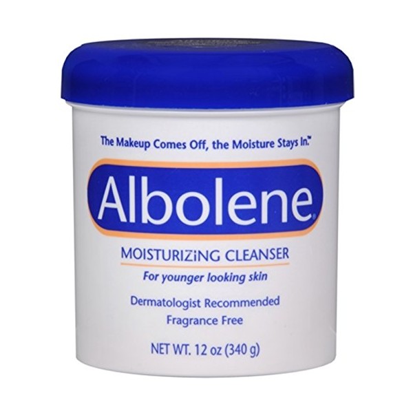 Albolene Moisturizing Cleanser Fragrance Free 12 oz (Pack of 8)