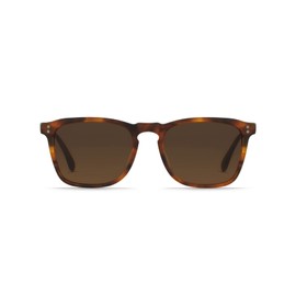 RAEN Eyewear - Men’s Wiley Sunglasses - Lightweight Square Sunglasses with UVA and UVB Protection - Matte Rootbeer/Brown - 54