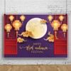 DASHAN 6x4ft Mid Autumn Day Backdrop Chinese Classical Theme Festival