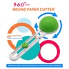Circular Paper Cutter Rotary Circle Cutter Manual Round Cutting Tool