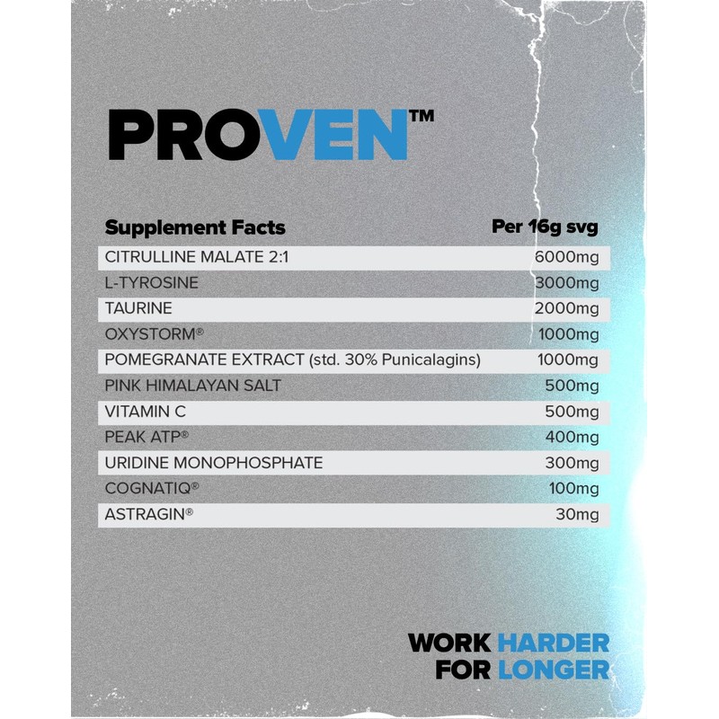 HR Labs Proven, Ultimate Stim Free Performance Pre Workout Powder,