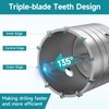6Pcs Masonry Concrete Hole Saw Kit (40 65 80 100