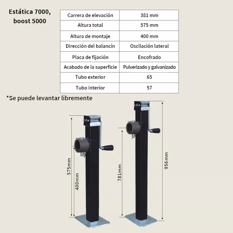 Fixitfast Soporte De Remolque De Gato Manual De 7000 Lbs