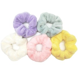 5Pcs Hair Scrunchies for Girls, Girls Hair Scrunchies Ponytail Holders, Colorful Ponytail Holders Hair Scrunchies, Hair Ties for Women Girls.