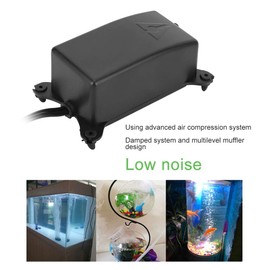 GOTOTOP 2W Aquarium Air Pump, Aquarium Oxygen Pump, Quiet Aquarium Oxygen Pump EU Plug
