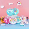 Doughnut Bottle 380ML Cute Leakage Proof Portable BPA Free Silicone