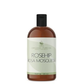 OPO Rosehip Oil - 16 oz - 100% Pure, Unrefined, Cold Pressed, Non-GMO, Vegan Bulk Carrier Oil - Skin, Hair, Nails, Body, Face, Facial Hair - Nourish, Moisturize, Condition Sensitive, Mature, Brittle