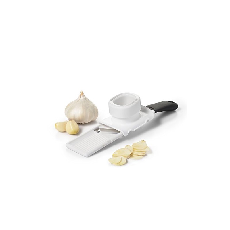 OXO Good Grips - Mandolina, Rebanador de ajo, Blanco