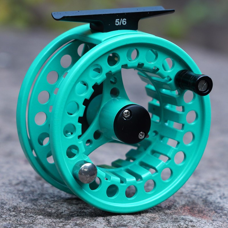 Sougayilang Fly Fishing Reel, Die Cast Aluminum Fly Reel, 5/6,