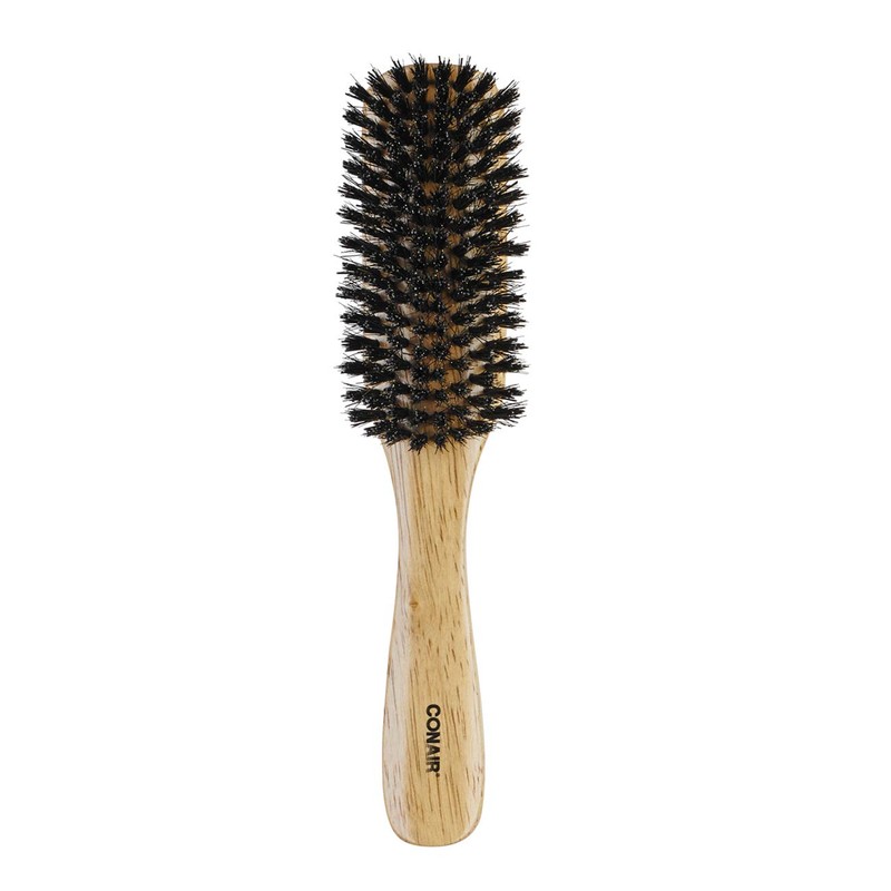 Conair Cepillo de madera con cerdas mixtas de jabalí (paquete