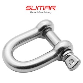 Marine Zone Stainless Steel D-Shackle 4mm - SS316 D-Shackle / 스텐레스 D샤클 4mm - SS316 D셔클