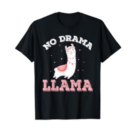 Cute No Drama Llama T-Shirt