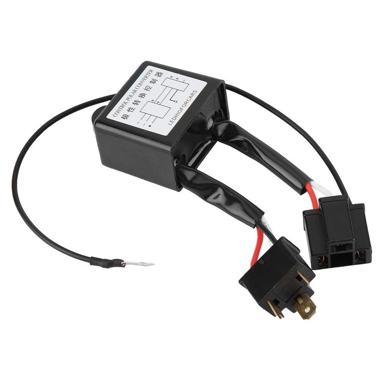 Aramox Polar Negative Converter, 2pcs Alloy LED Negative Converter Polar