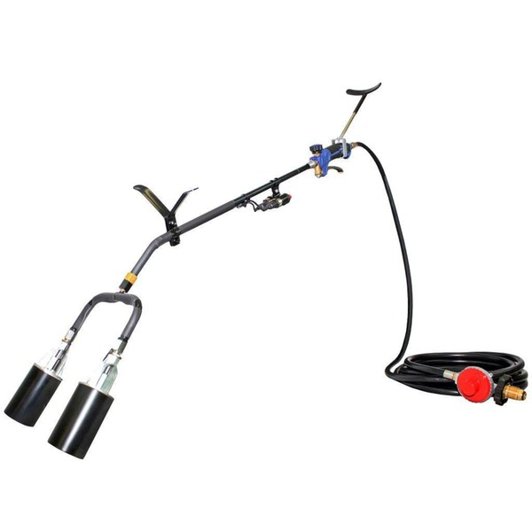 DuraMark Heavy Duty Torch Weed Burner – Twin Nozzles 500,000