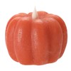Leorate Fall Decor Pumpkin Flameless Candles - Battery Powered LED