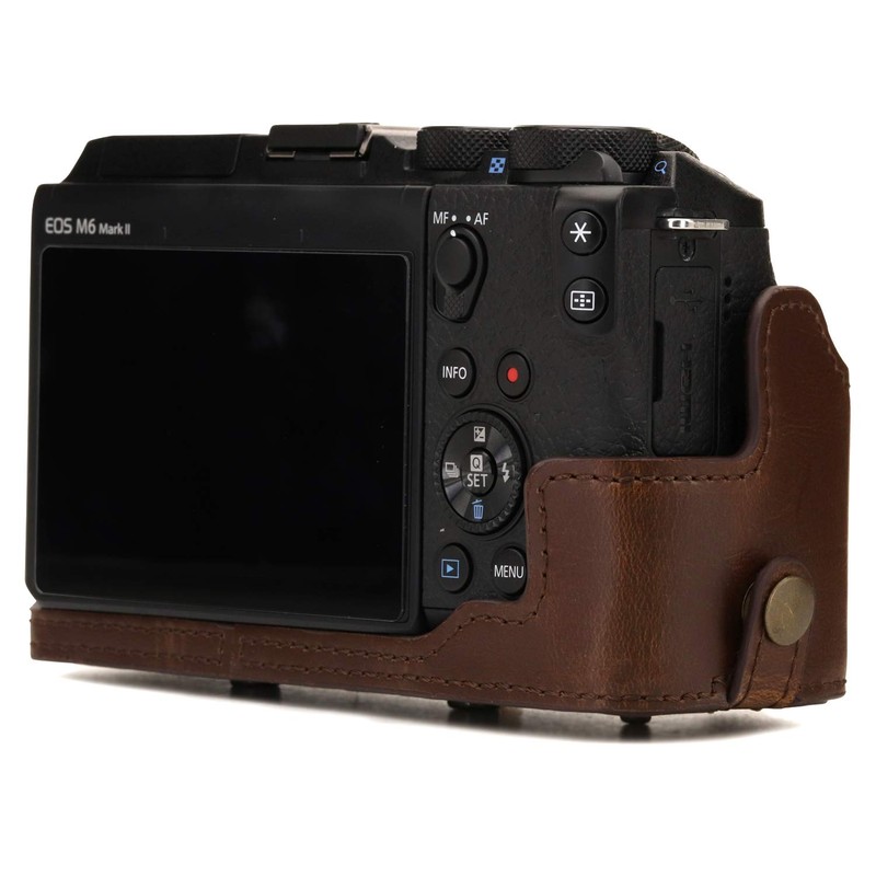 Megagear MG1751 Ever Ready Leather Camera Case Compatible with Canon