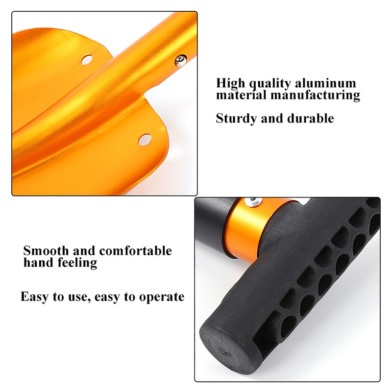 Aluminum Outdoor Multifunction Folding Snow Mud Shovel for Climbing Camping