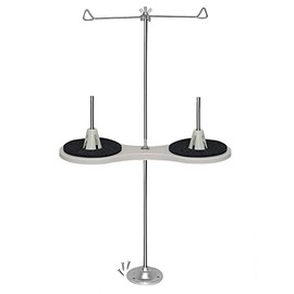 YEQIN 2 Spool Thread Stand + Metal Base for Household/Industrial Sewing Machine #228776