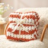 Amélie Home Chunky Knit Throw Blanket for Couch, Soft Chenille