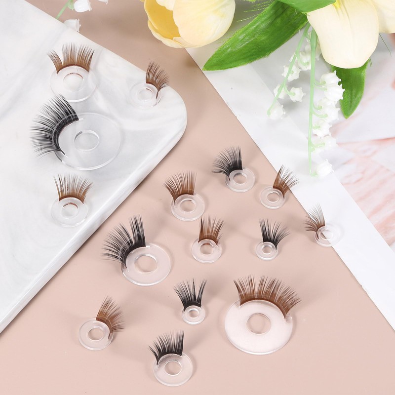 sourcing map Safety Doll Eyelashes for Crocheting 32mm Black 20Pcs