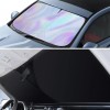 DONWELL 55*27.6" For Nissan Foldable Car Windshield Sun Shade Shield