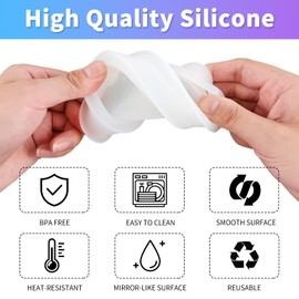 RESIN GO Storage Box Molds, Laciness Compact Epoxy Resin Molds Silicone, Storage Container with Magnetic Lid Design, Perfect Pocket Makeup Case for Jewelry, Earring, Pendant, Necklace