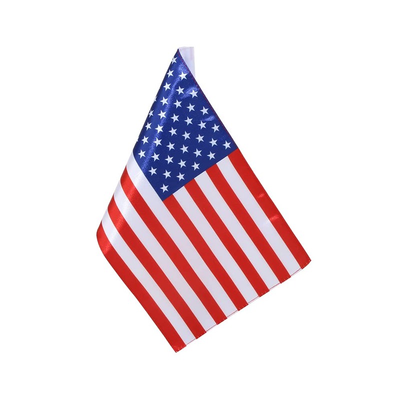 MASION 2Pcs Motorcycle Flag Red Line American Flags 6 by