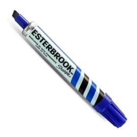 Esterbrook Marcador Permante Esterbrook Azul Caja Con 12
