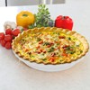 Chantal 9.5-inch Deep Pie Dish, White