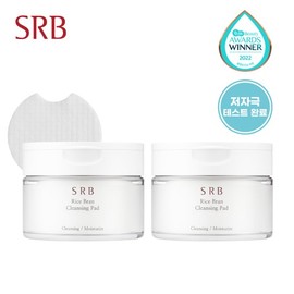 SRB Rice Water Rice Bran Cleansing Pads 60 Sheets 1+1 / SRB 쌀뜨물 미강 클렌징 패드 60매 1+1