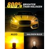 AILEO 7440 7443 LED Bulb Amber Yellow, 30W 2500LM Super