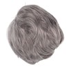 Men Gray Short Wig Heat Resistant Synthetic Multipurpose Adjustable Layered
